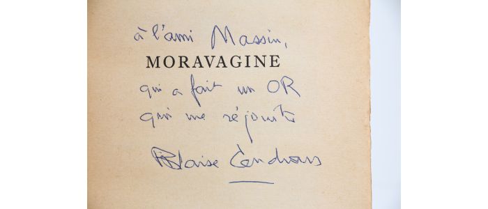 CENDRARS : Moravagine suivi de Pro Domo, comment j'ai écrit Moravagine - Autographe, Edition Originale - Edition-Originale.com