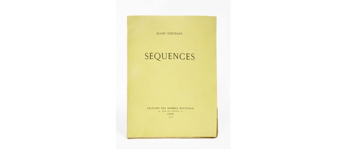 CENDRARS : Séquences - First edition - Edition-Originale.com