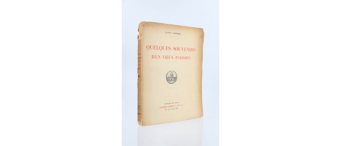 CERFBERR : Quelques souvenirs d'un vieux parisien - First edition - Edition-Originale.com
