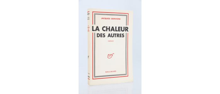 CERVIONE : La chaleur des autres - First edition - Edition-Originale.com