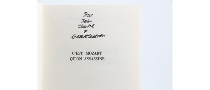 CESBRON : C'est Mozart qu'on assassine - Signed book - Edition-Originale.com