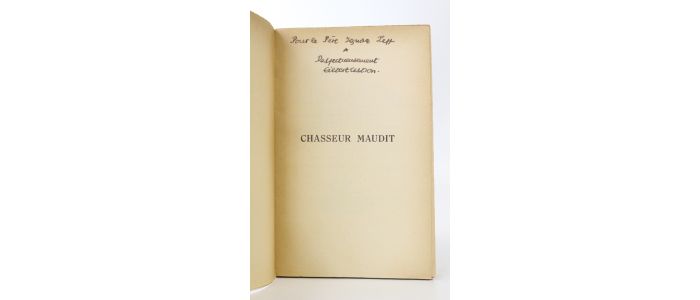 CESBRON : Chasseur maudit - Signed book, First edition - Edition-Originale.com