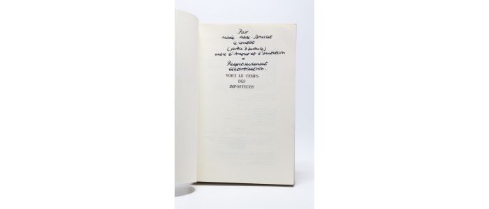 CESBRON : Voici le temps des imposteurs - Signed book, First edition - Edition-Originale.com