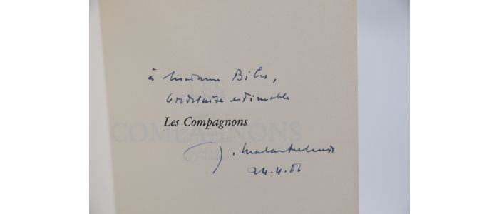 CHABAN-DELMAS : Les compagnons - Libro autografato, Prima edizione - Edition-Originale.com