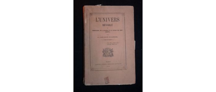 CHAMSKY : L'univers dévoilé ou observations sur la nature et le système des corps célestes par un compatriote de Kopernik - First edition - Edition-Originale.com