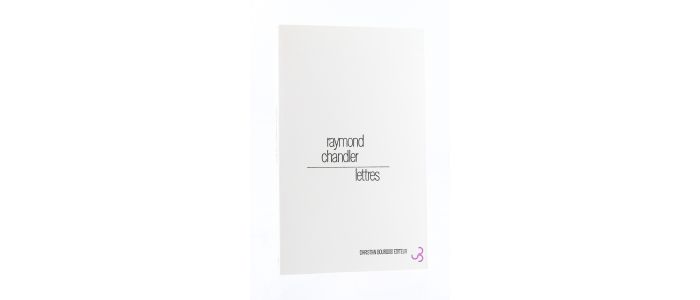 CHANDLER : Lettres - First edition - Edition-Originale.com