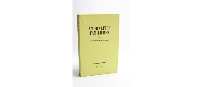 CHAPELAIN : Amoralités familières - First edition - Edition-Originale.com