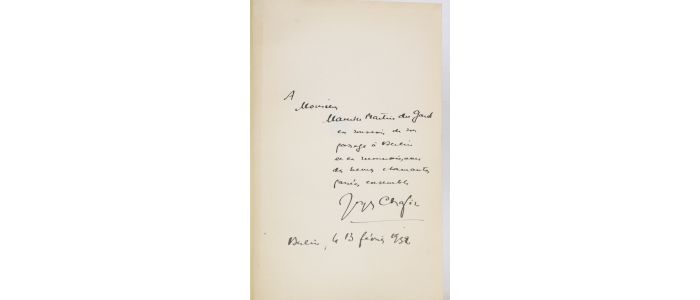 CHAPIRO : Der Arme Villon - Autographe, Edition Originale - Edition-Originale.com