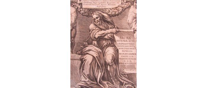 CHAPRON : Sacrae historiae acta a Raphael Urbin in Vaticanis xystis - Edition Originale - Edition-Originale.com