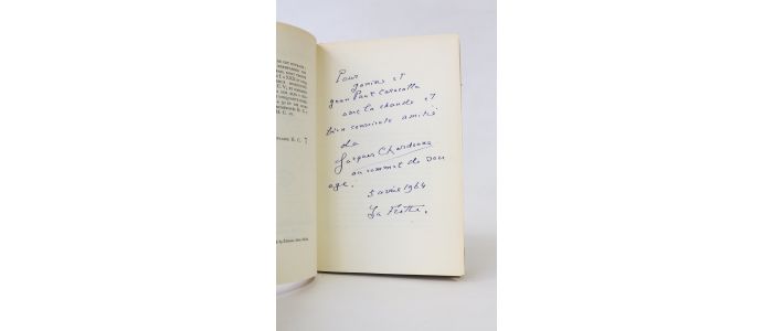 CHARDONNE : Demi-jour - Signed book, First edition - Edition-Originale.com