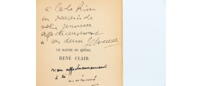 CHARENSOL : Un Maître du Cinéma René Clair - Signiert, Erste Ausgabe - Edition-Originale.com