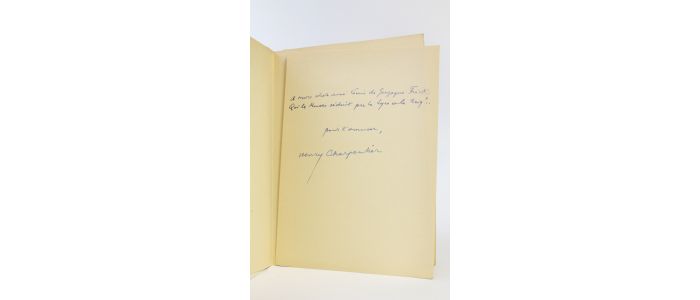 CHARPENTIER : Intailles - Signed book, First edition - Edition-Originale.com