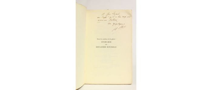 CHASSE : D'Ubu-Roi au Douanier Rousseau - Autographe, Edition Originale - Edition-Originale.com