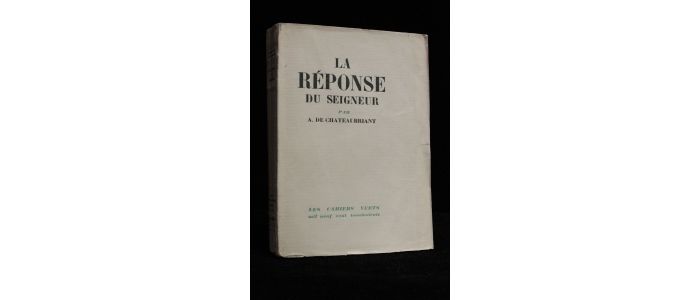 CHATEAUBRIANT : La réponse du seigneur - Prima edizione - Edition-Originale.com