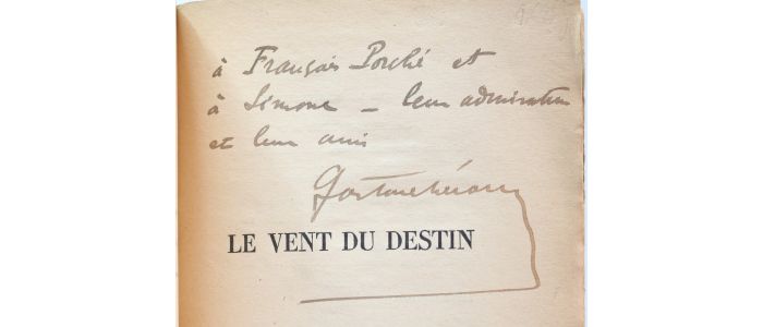 CHERAU : Le vent du destin - Signed book, First edition - Edition-Originale.com