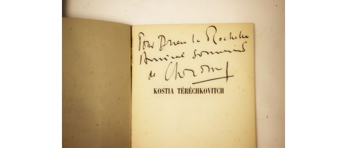 CHERONNET : Kostia Téréchkovitch - Signed book, First edition - Edition-Originale.com