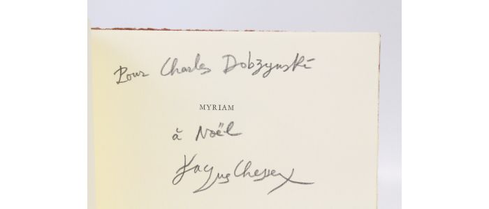 CHESSEX : Myriam - Autographe, Edition Originale - Edition-Originale.com