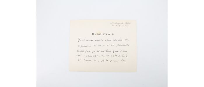 CLAIR : Bristol autographe signé à Carlo Rim - Signiert, Erste Ausgabe - Edition-Originale.com