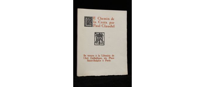 CLAUDEL : Le chemin de la croix - First edition - Edition-Originale.com