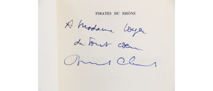 CLAVEL : Pirates du Rhône - Signed book - Edition-Originale.com