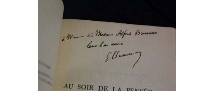 CLEMENCEAU : Au soir de la pensée - Signed book, First edition - Edition-Originale.com