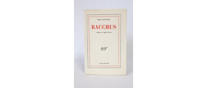 COCTEAU : Bacchus - Erste Ausgabe - Edition-Originale.com
