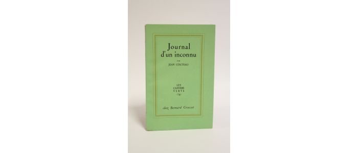 COCTEAU : Journal d'un inconnu - Prima edizione - Edition-Originale.com