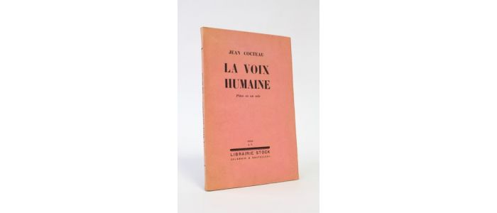 COCTEAU : La voix humaine - Edition Originale - Edition-Originale.com