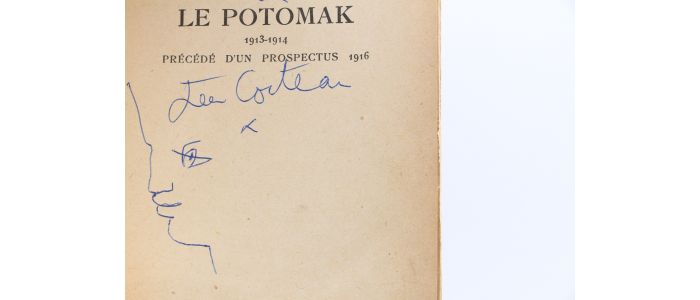 COCTEAU : Le Potomak 1913-1914 précédé d'un Prospectus 1916 - Autographe - Edition-Originale.com