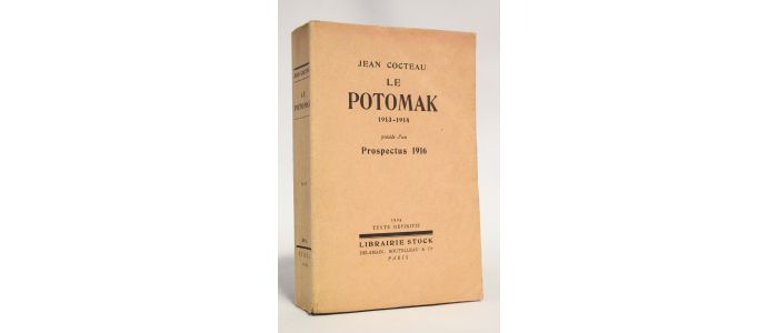 COCTEAU : Le Potomak 1913-1914 précédé d'un Prospectus 1916 - Edition Originale - Edition-Originale.com