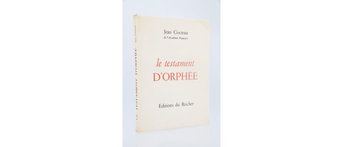 COCTEAU : Le testament d'Orphée - Prima edizione - Edition-Originale.com