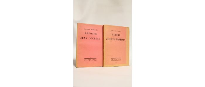 COCTEAU : Lettre à Jacques Maritain. - Réponse à Jean Cocteau - Prima edizione - Edition-Originale.com