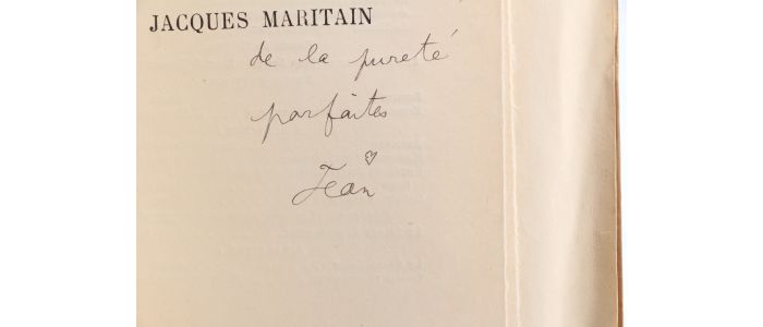 COCTEAU : Lettre à Jacques Maritain - Signed book, First edition - Edition-Originale.com