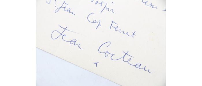 COCTEAU : Lettre autographe datée et signée évoquant ses occupations artistiques du moment : 