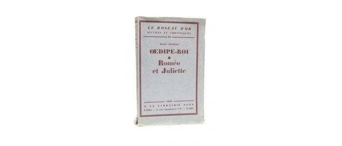 COCTEAU : Oedipe-roi. Roméo et Juliette - First edition - Edition-Originale.com