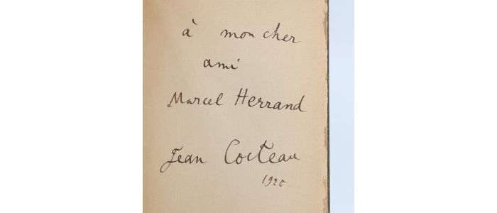 COCTEAU : Poésies 1917-1920 - Autographe, Edition Originale - Edition-Originale.com