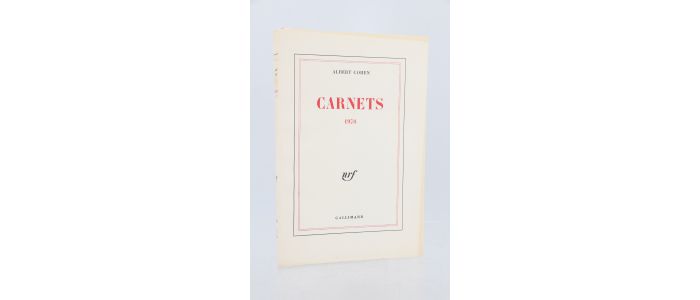 COHEN : Carnets - Erste Ausgabe - Edition-Originale.com
