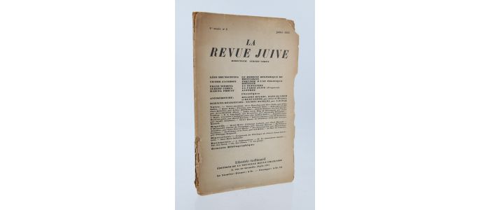 COHEN : la Revue juive N°4 de la 1ère année - First edition - Edition-Originale.com