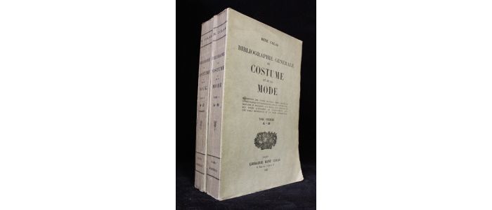 COLAS : Bibliographie générale du costume et de la mode - Prima edizione - Edition-Originale.com