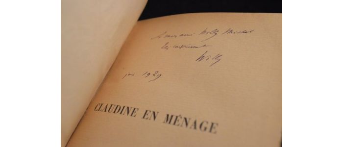 COLETTE : Claudine en ménage - Signed book, First edition - Edition-Originale.com