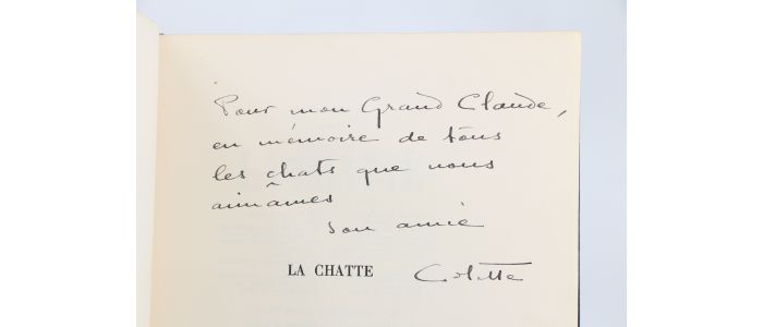 COLETTE : La chatte - Autographe, Edition Originale - Edition-Originale.com