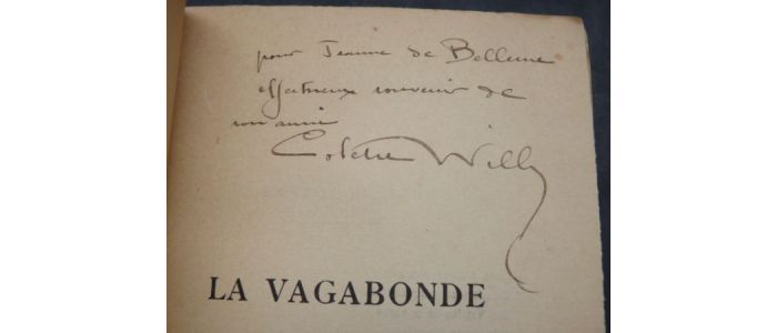 COLETTE : La vagabonde - Libro autografato, Prima edizione - Edition-Originale.com