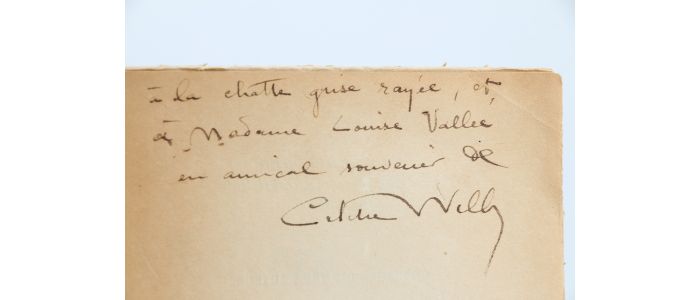 COLETTE : L'envers du music-hall - Autographe, Edition Originale - Edition-Originale.com