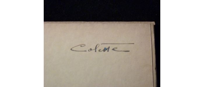 COLETTE : Un chapitre inédit de Claudine s'en va - Autographe, Edition Originale - Edition-Originale.com