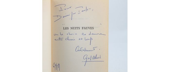 COLLARD : Les Nuits fauves - Signed book, First edition - Edition-Originale.com