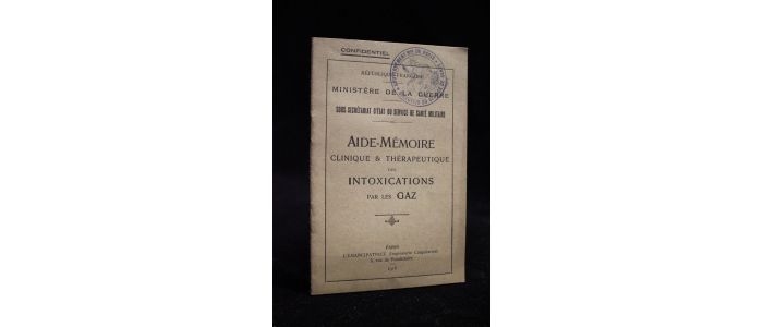 COLLECTIF : Aide-mémoire clinique & thérapeutique des intoxications par le gaz - First edition - Edition-Originale.com