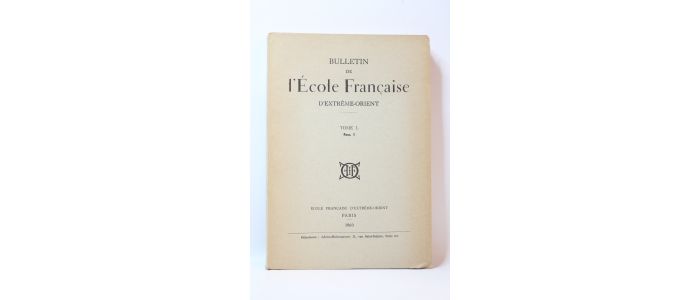COLLECTIF : Bulletin de l'école française d'Extrême-Orient. Tome L fascicule 1 - Erste Ausgabe - Edition-Originale.com
