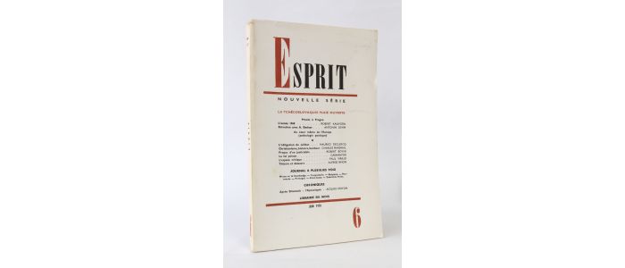 COLLECTIF : Esprit. La Tchécoslovaquie plaie ouverte. N°6 de la nouvelle série - Prima edizione - Edition-Originale.com