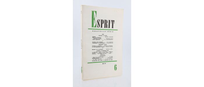 COLLECTIF : Esprit N°6 de la nouvelle série - Prima edizione - Edition-Originale.com