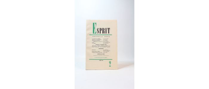 COLLECTIF : Esprit. Nouvelle série N°2 de la 28ème année - Erste Ausgabe - Edition-Originale.com